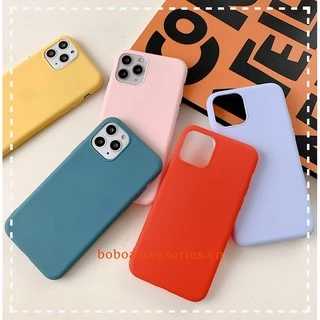 Ốp Điện Thoại TPU Mềm Màu Trơn Cho Xiaomi Redmi Note 8 Pro 9 9s 7 7A 8 10