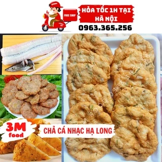 Chả cá Nhạc Hạ Long ngon dai thơm khay 500gr [ Hỏa tốc tại Hà Nội ] 3M FOOD HS