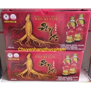 Nước sâm nguyên củ sâm Wonkisam Korean Ginseng