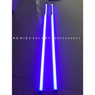 Bóng Đèn Led Tuýp Xanh Dương 60cm - 1m2 Trang Trí, Đèn Led T8 Nhựa 1.2m Xanh Dương  (đặt mua từ 2 sp)