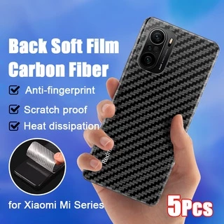 [Mua 1 để gửi 4] Miếng dán mặt lưng cacbon chống vân tay,xước Xiaomi Mi 9T 10T 11T 12T 13T 11 Lite Poco X3 X4 X5 M3 F3 F4 F5 Redmi Note 7 8 9 9S 10 10S 11 11S 12 12S 13 9A 9C 10C 12C 13C