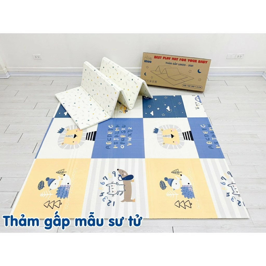 [FREE SHIP - HOÀN 25K] Thảm xốp gấp gọn Umoo chất XPE cao cấp mẫu mới 2021