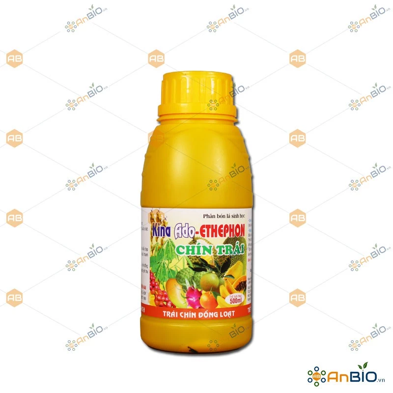 PHÂN BÓN LÁ SINH HỌC Ado Ethephon GIÚP CHÍN TRÁI ĐỒNG LOẠT Chai 500ml - C1.1032