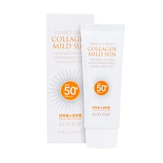 Kem Chống Nắng EcoTop Perfect Daily Collagen Mild Sun 70ml