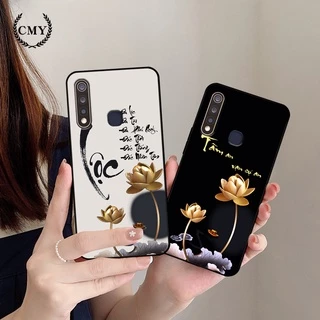 Ốp lưng Vivo Y19 - Vivo U3 in hình phong cách chữ thư pháp cha mẹ, tài lộc