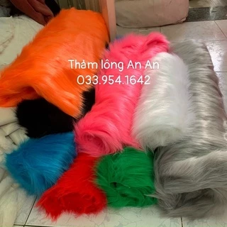 Thảm Lông Trải Bàn Trang Điểm Size 50cm x 80cm