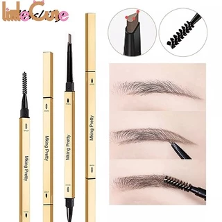 [Featured][Micro blading Eyebrow Pen] [1Pc Double-head Waterproof Long Lasting Eyebrow Tattoo Pencil] [Eye Make up Cosmetic]