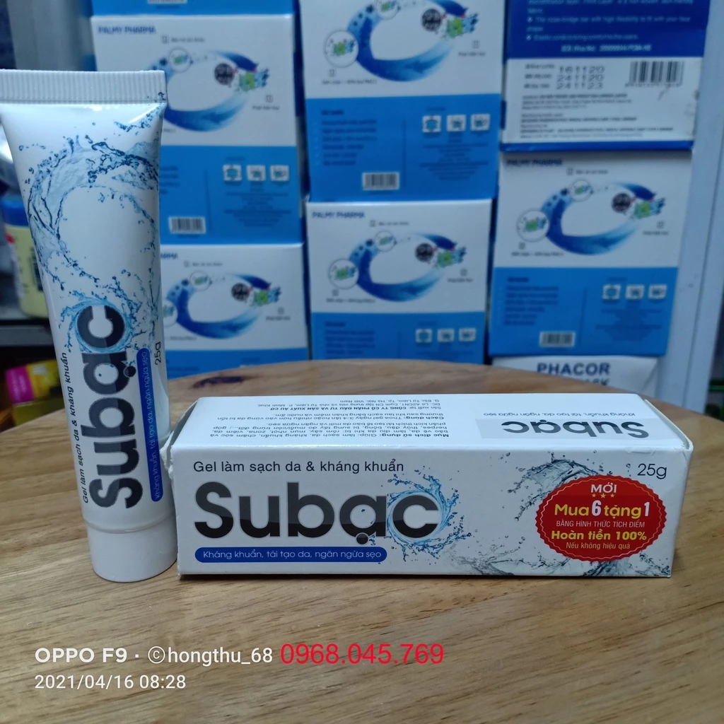 Gel Subạc giúp làm sạch, sát khuẩn, tái tạo da, ngăn ngừa sẹo