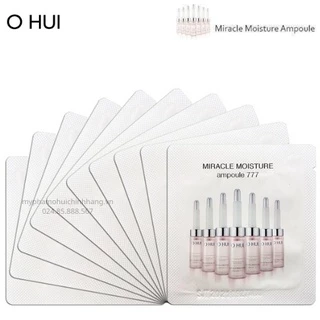 Mua 10 tặng 1/ Tinh chất căng bóng sáng hồng da trong 49 ngày Miracle Moisture Ampoule 777 - Ohui chính hãng