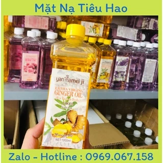 Dầu gừng 500ml massage body thơm dịu nhẹ,trơn tay