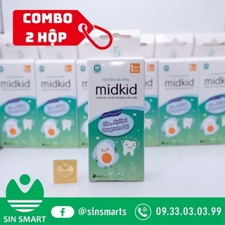 Combo 2 hộp Xịt chống sâu răng Midkid cho trẻ từ 1 tuổi giúp bảo vệ men răng, ngăn ngừa ố vàng, mảng bám, làm trắng răng