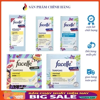 Băng vệ sinh Tampon Facelle Đức đầy đủ size