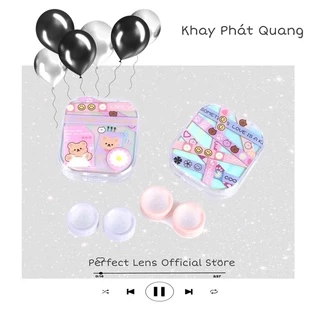 Khay đựng lens kính áp tròng Perfect INS phát quang phản sáng