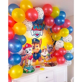 Bộ line bong bóng trang trí chó cứu hộ paw patrol balloon CCH11