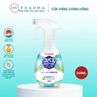 Chai Xịt Khử Mùi Và Đuổi Ruồi Kincho Hương Bạc Hà (Chai 250ml)