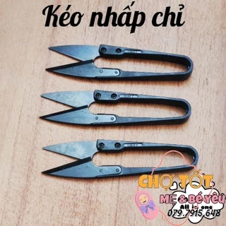 Kéo nhấp cắt chỉ, keo bấm đen loại tốt