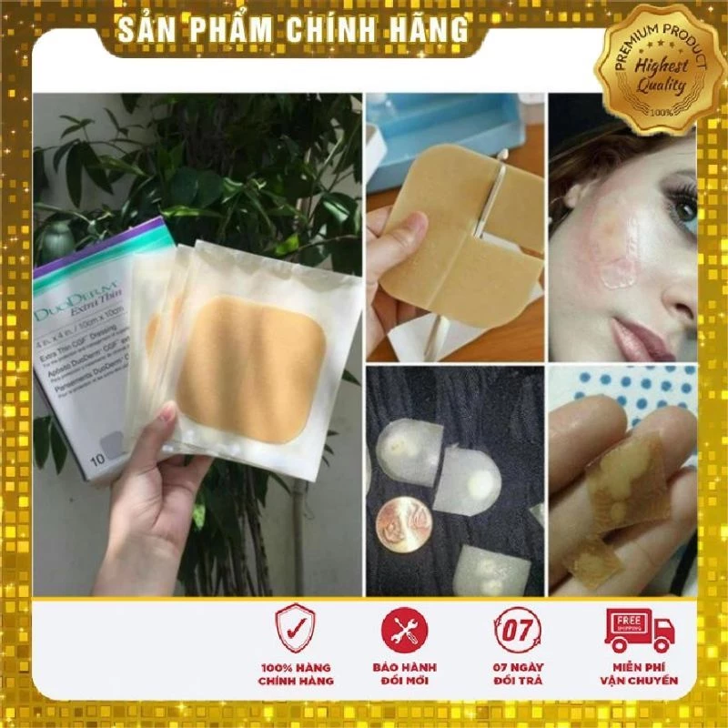 [Mua qua VIDEO Giảm 50% đơn 0đ] HÀNG CHÍNH HÃNG_Miếng dán mụn, vết thương, sẹo, phỏng bô...đa năng Duoderm Extrathin