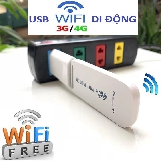 DCOM 4G Phát Wifi Từ Sim 3G/4G  dùng được đa mạng, có khe đọc thẻ nhớ TẶNG SIM 4G DATA SIÊU KHỦNG