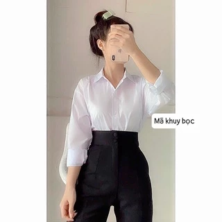 QUẦN TÂY LƯNG CAO 2 NÚT BỌC VẢI (Có size đại)