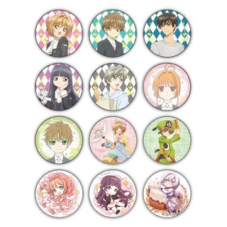 Huy hiệu Anime Thủ Lĩnh Thẻ Bài - Cardcaptor Sakura 5,8cm