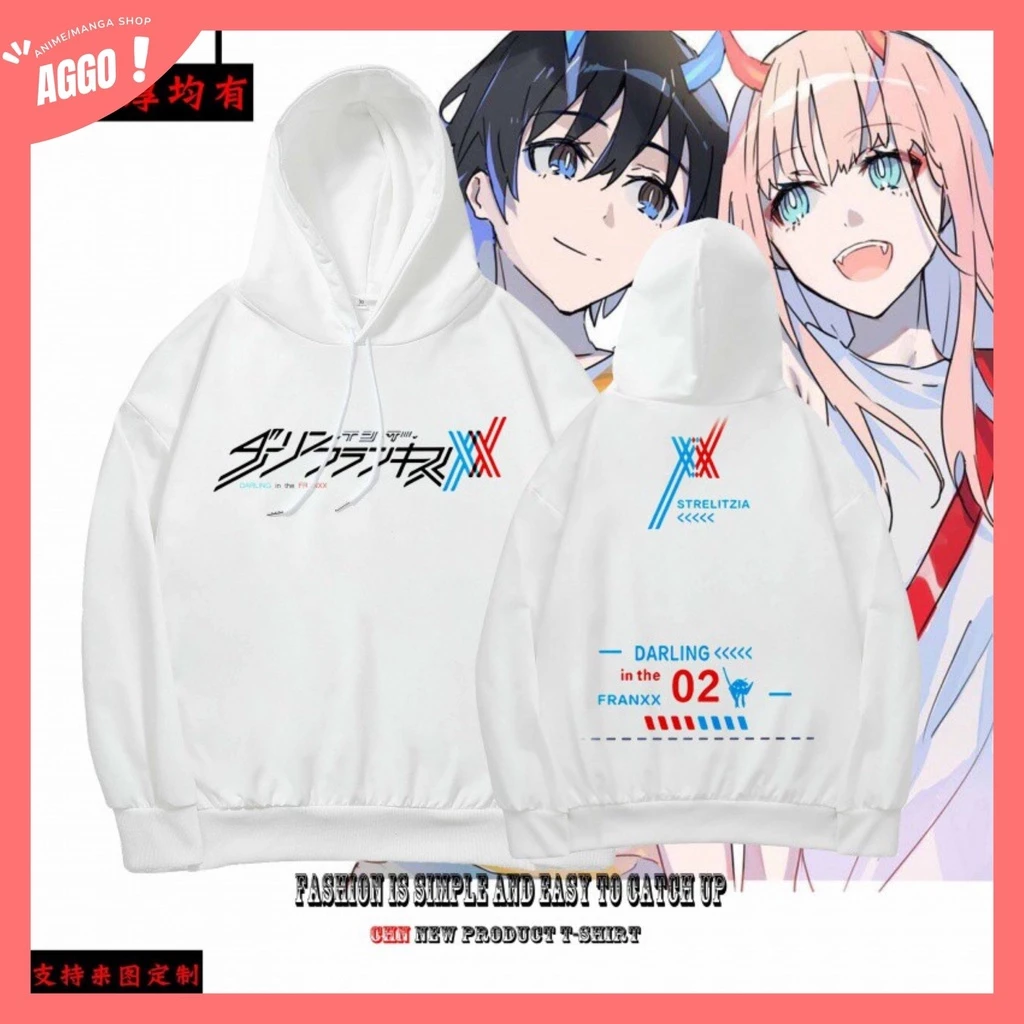 [ CỰC HOT] Áo Hoodie Anime Darling in the FranXX