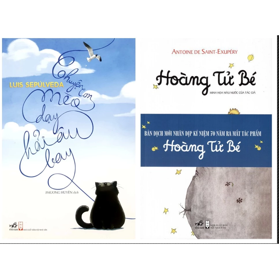 Sách - Combo hai cuốn : Chuyện con mèo dạy hải âu bay+ Hoàng tử bé.
