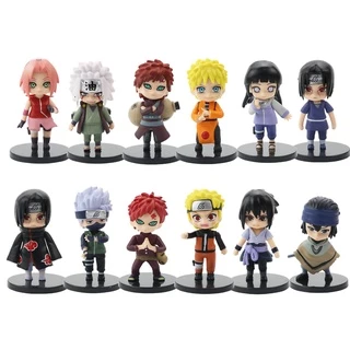 Set 12 nhân vật Naruto phong cách ChiBi siêu dễ thương cao 7cm - NTR05