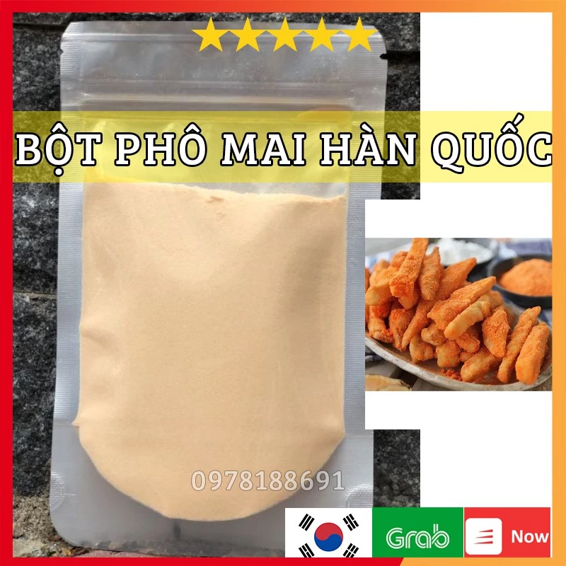 100 gr Bột phô mai lắc Hàn Quốc lắc bánh gạo, khoai tây, khoai lang, gà rán, bắp rang