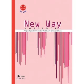 HẢI TIẾN Vở kẻ ngang Hải Tiến - Newway (80, 120, 200 trang)