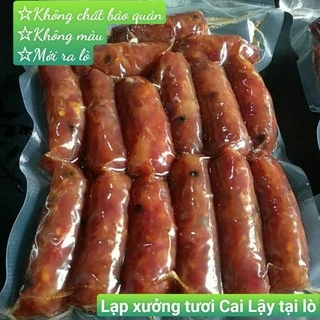 [500g]Lạp Sa tế Lạp xưởng tươi Cai Lậy tại lò 90% nạc Mới ra lò