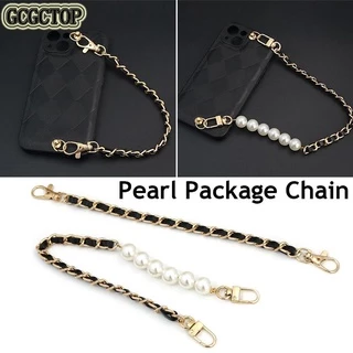 Women's Fashion Mobile Phone Lanyard Pearl Bag Chain