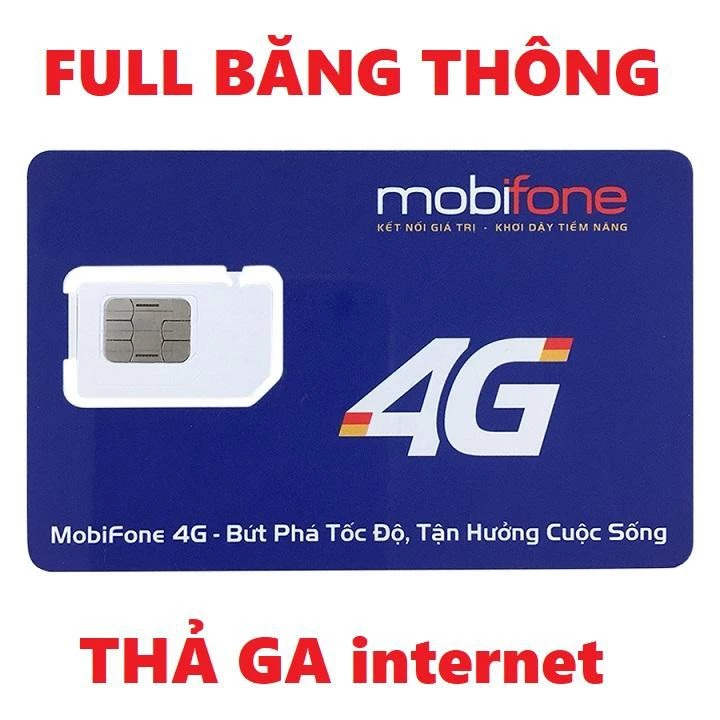 { SIM MỚI } SIM 4G MOBIFONE MẠNG CỰC KHỎE - SÀI ĐẾN ĐÂU NẠP ĐẾN ĐÓ HOẶC ĐĂNG KÍ GÓI CƯỚC THEO THÁNG GIÁ RẺ