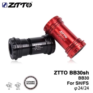 [Mã CLS2403F giảm 30k đơn 150k] Trục giữa cho bánh xe đạp Ztto BB30SH 24mm 42mm có vòng đệm bằng silicon