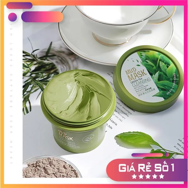 Mặt Nạ Bùn Trà Xanh 100g Mud Mask Green Tea Fenyi 