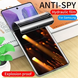 Miếng dán hydrogel bảo vệ toàn màn hình mềm chống nhìn trộm cho Samsung Galaxy Note 20 Ultra 10 9 8 S9 S10 Plus S20