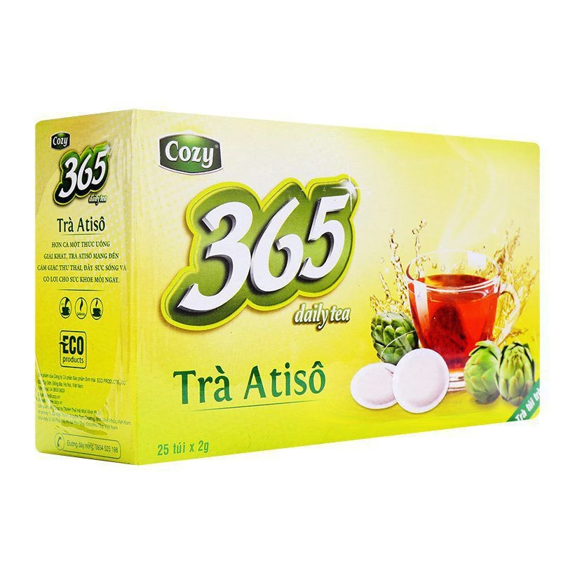 Trà Atiso 365 Hộp 25 Túi X2g