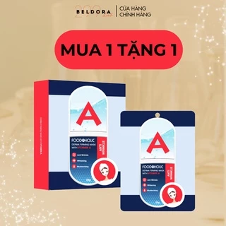 [MUA 1 TẶNG 1] Mặt Nạ Tinh Chất Vitamin A Nâng Cơ, Chống Lão Hoá Beldora Foodaholic 23g