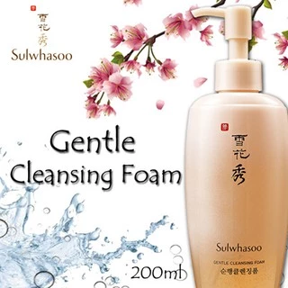 [CÓ HÓA ĐƠN LOTTEDUTYFREE] SỮA RỬA MẶT SULWHASOO GENTLE CLEANSING FOAM 200ml