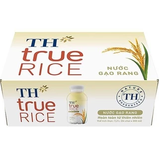 Thùng nước gạo TH true rice 300ml × 24 chai ( Gạo rang / Gạo Lứt / Đủ mùi)