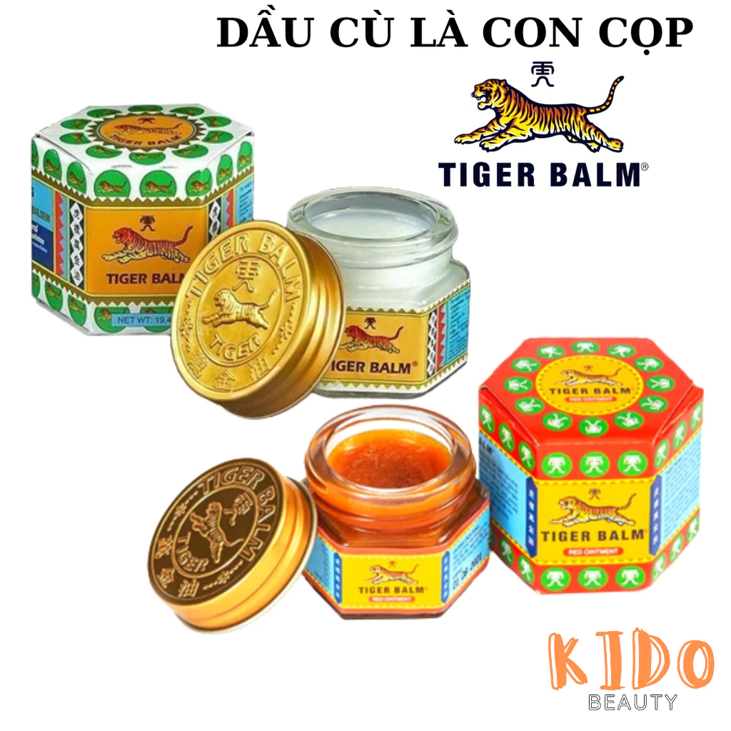 Dầu Cù Là Con Cọp TIGER BALM Red Ointment 19,4g Thái Lan (Màu Đỏ) | Cao hổ đỏ giảm đau nhức cơ và bong gân