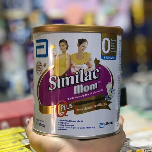 Sữa similac Mom IQ Plus Hương vani 400g date 8/2021