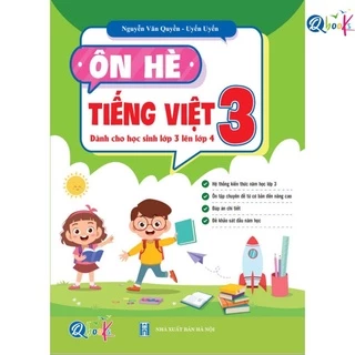 Sách Ôn hè Tiếng Việt 3 Dành cho học sinh lớp 3 lên lớp 4