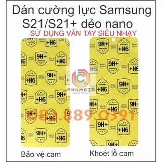 Dán cường lực Samsung S21 5G / S21 plus 5G ( S21+ 5G)  dẻo nano