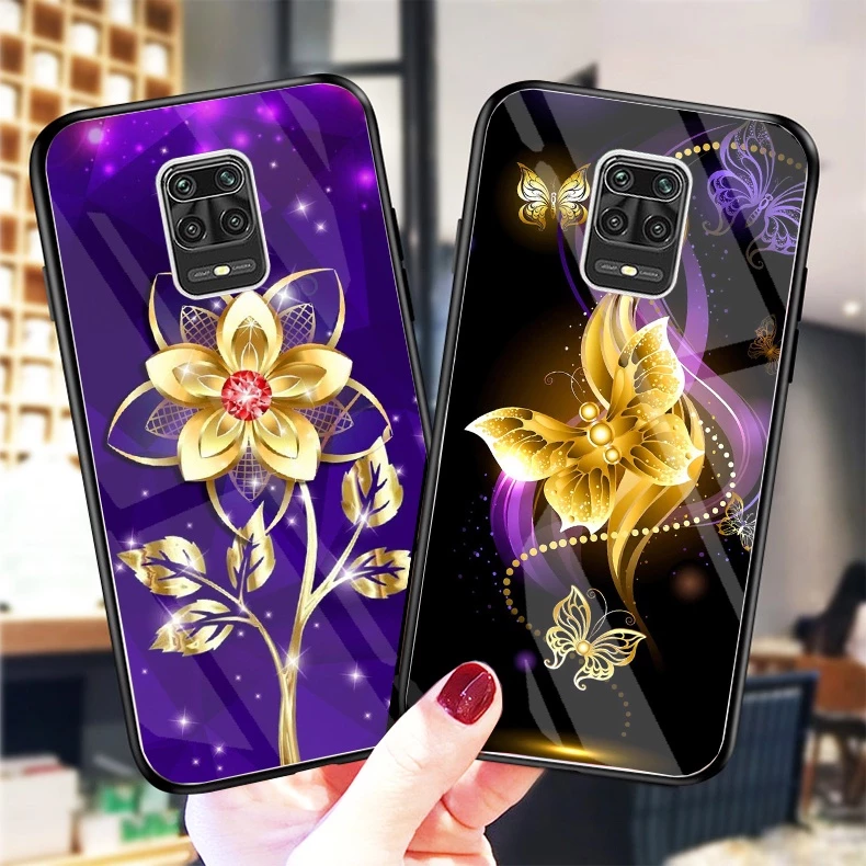 Ốp Lưng XIAOMI REDMI NOTE 9S, NOTE 9 , NOTE 9 PRO Ốp kính bóng cao cấp mới nhất