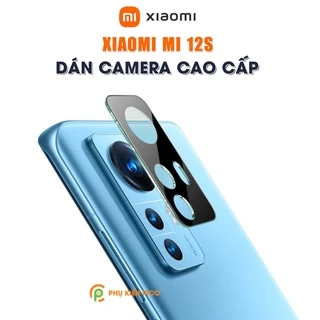 Dán camera Xiaomi 12S thấu kính nổi 3D - Cường lực camera Xiaomi Mi 12S độ cứng 9H trong suốt