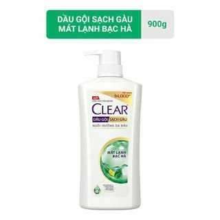 Dầu Gội Clear Bạc Hà Mát Lạnh 880g (Xanh Lá)