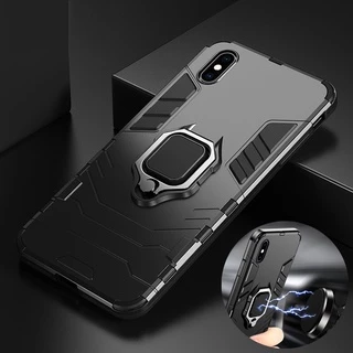 Ốp Điện Thoại Kiểu Giáp Chống Sốc Kèm Giá Đỡ Sang Trọng Cho iPhone XR X Xs Xs Max SE 2022 2020 5 5S SE 6 6S 6plus 7 8 plus