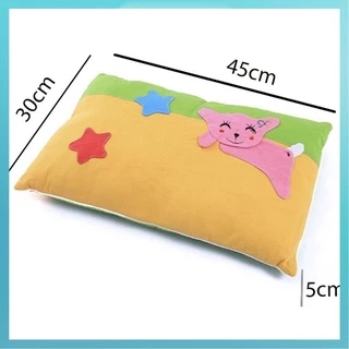 Gối cho bé vải cotton cao cấp kích thước 30x45x5cm