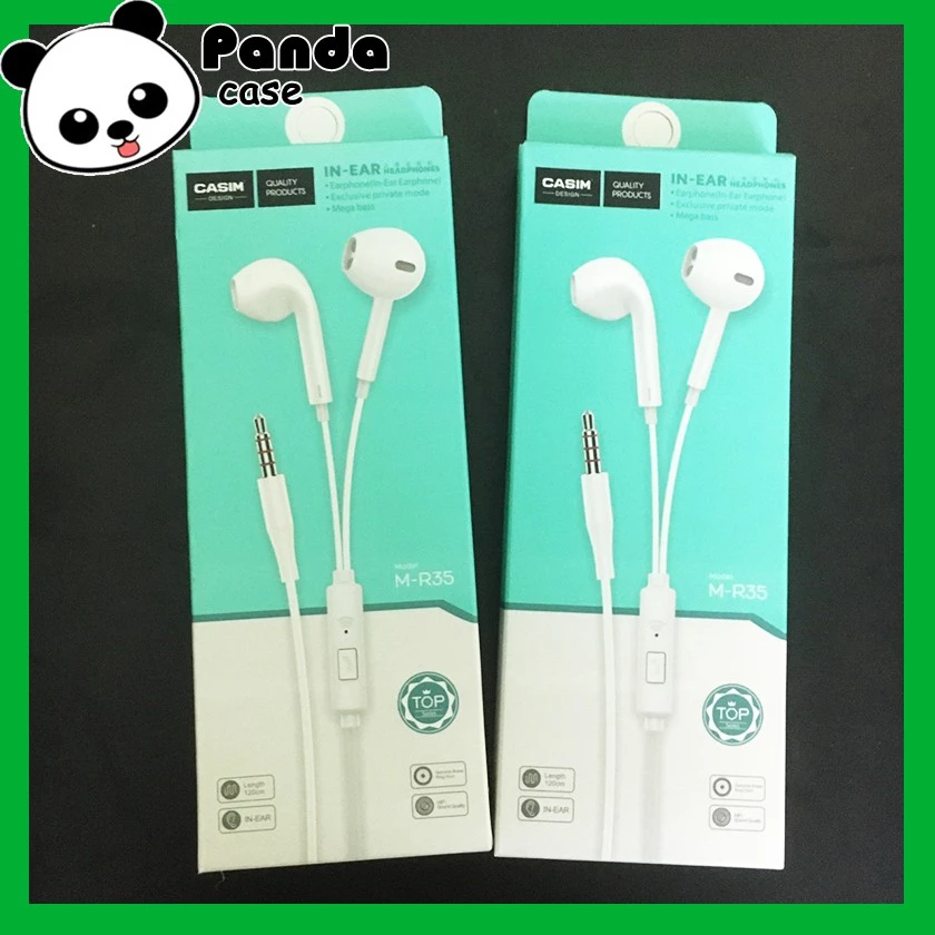 Tai nghe nhét tai dành cho iphone 6/6s/6plus/6splus Chính hãng CASIM R35 – bảo hành 6 tháng 1 đổi 1 – Panda Case