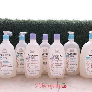 Sữa tắm gội em bé Aveeno Baby 532ml 970ml [Air Us]